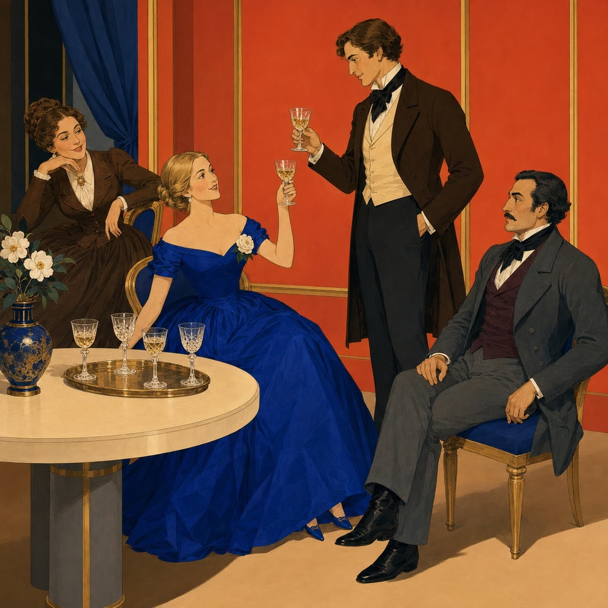 Illustration from La traviata